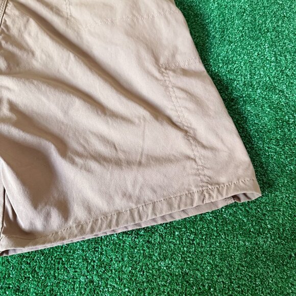 Wrangler Trail Outdoor Hiking Confort Waist Brown Utility Cargo Shorts Size 40 - Picture 10 of 12